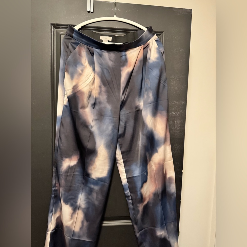 H&M wide leg satin dress pants